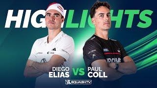  Elias v Coll  | Singapore Squash Open 2024 | SF HIGHLIGHTS