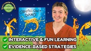 Speech Therapist Reads "Giraffes Can't Dance" | Guilt-Free Screen Time | Popular Children's Books