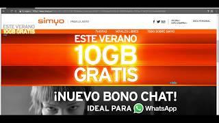 SIMYO mejor  telefonia en España MI experiencia | Promocion 20EUROS|Moviles gratis