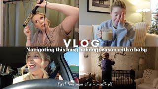 VLOG | Preparing for my first Christmas as a Mom, my everyday makeup, book club, holiday baking