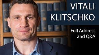 Vitali Klitschko | Full Address and Q&A | Oxford Union