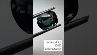 100% Natural Color-Changing Alexandrite – A Rare Gemstone Treasure #alexandrite #gemstone