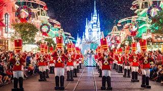 [4K] Once Upon a Christmastime Parade - 2019 Mickey's Very Merry Christmas Party