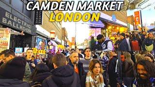 London Walking Tour 2025 / Camden Town  / King's  Cross station / London Street walk 2025 / 4KHDR