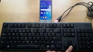 Samsung Galaxy J2 OTG Test with Keyboard | How to  Mobile Tutorial | OTG Support Test |J2 6| J2 2017