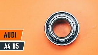 How to change front wheel bearing AUDI A4 B5 TUTORIAL | AUTODOC