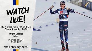 LIVE: FIS Nordic JWSC Championships 2024 - 10KM Classic Men