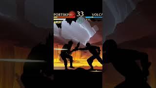 Hot as volcano | Trying to defeat volcano | Shadow Fight | #gamingvideos #volcanogaming