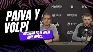 TOLUCA VS HOUSTON DYNAMO RENATO PAIVA Y TIAGO VOLPI Conferencia Pre Partido