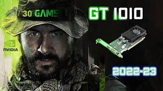 Nvidia GeForce GT 1010 2GB in 30 GAMES       | 2022-2023