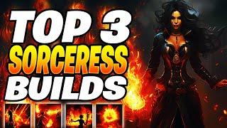 TOP 3 NEW SORCERESS BUILDS IN POE 2! Path of Exile 2 Sorc Builds