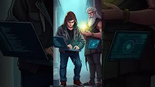 Hermes vs. The Hacker: A Race Through Time! ‍️ #history #gods #greek