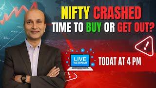 Nifty Crashed, Time to BUY Or Get OUT?