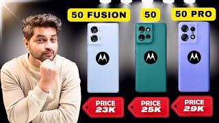 Moto Edge 50 Vs 50 Fusion Vs 50 Pro | What Should You Buy? Mohit Balani