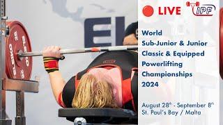 Men SJr/Jr, 120&120+ kg equipped - World Sub-Junior & Junior Powerlifting Championships 2024