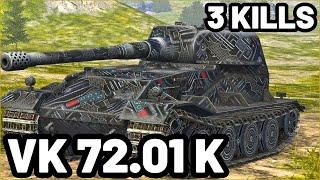 VK 72.01 K | 7.5K DAMAGE | 3 KILLS | WOT Blitz Pro Replays