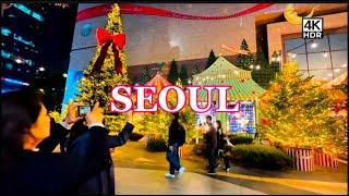 [4K]강남에서 즐기는 크리스마스! | 2024 무역센터 현대백화점 LE GRAND THEATRE & 크리스마스 마켓 | 2024 Christmas , Gangnam Seoul