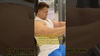 Benefits of Pec Dec Fly #shorts #ytshorts #youtubeshorts