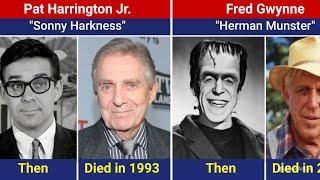 The Munsters (1964-1966) Cast THEN and NOW.