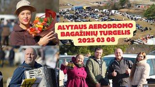 Alytaus aerodromo bagažinių turgelis 2025 03 08