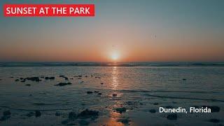 Sunset at Honeymoon Island State Park, Dunedin, Florida