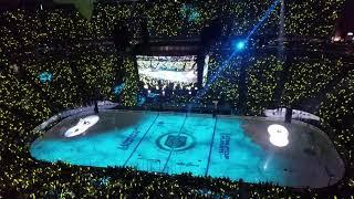 Another hyped pregame intro - Game 3 Vegas Golden Knights hosting the San Jose Sharks