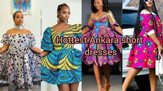 Look fabulous in these Ankara short gown styles | Ankara dress designs for women | African fashion