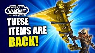 Blizzard Added These Items Back! New Black Market Auction House Items | Patch 11.0.5 | WoW TWW