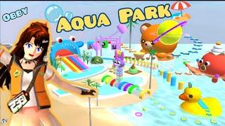 Aqua Park🫧️ • Parkour place • Sakura school simulator | Props ID | Obby Sakura