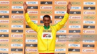 Portland 2016 - Post-race Interview with 3000m Gold Medalist Yomif Kejelcha of Ethiopia