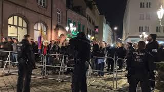 10.03.25, Nürnberg: "Nazis raus!" skandieren die lächerlichen Antifanten