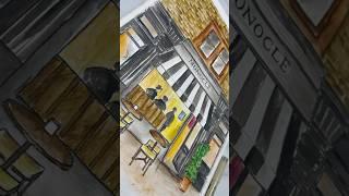 Urban watercolour painting #art #watercolor #urbanpainting #urbanart #penandink