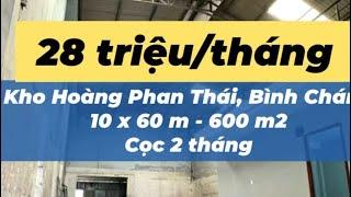 [Bình Chánh] Cho thuê MT Hoàng Phan Thái chỉ 28 triệu !