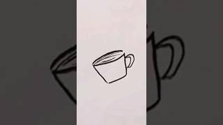 How to draw a cup step by step كيفية رسم كوب خطوة بخطوة