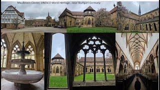 Maulbronn Monastery, Germany, one the best preserved medieval  monasteries, UNESCO World Heritage