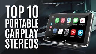 Top 10: Best Portable Car Stereo with Apple Carplay & Android Auto of 2022 / Touch Screen Car Stereo