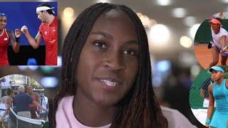 Coco Gauff ️ ready for matchup vs Leylah Fernandez ️ Tennis Coverage