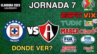 Cruz Azul vs Atlas DONDE VER EN VIVO | Clausura 2023 Liga MX.