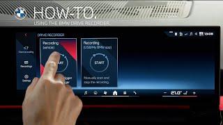 How to Use the BMW Drive Recorder | BMW How-To