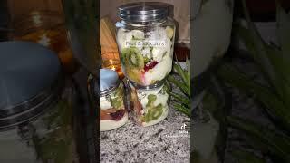 Healthy Fruit Snack Jars