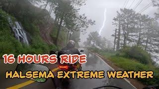 16 HOURS COUPLE RIDE | HALSEMA HIGHWAY EXTREME WEATHER | MT. DATA NATIONAL PARK | BAGUIO CITY