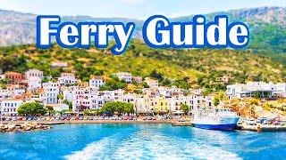 Guide to the Local Ferry in Ikaria, Greece Blue Zone