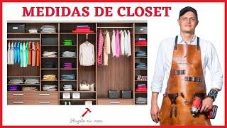 Medidas de Closet 