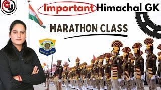 Important Himachal GK | Marathon Class | Final Mock Drill | HP Police Constable Exam 2025
