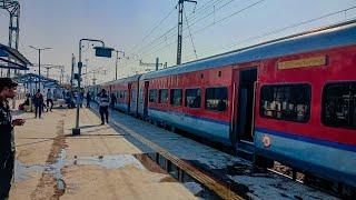 Neelanchal SF Express Departing Etawah Junction unction