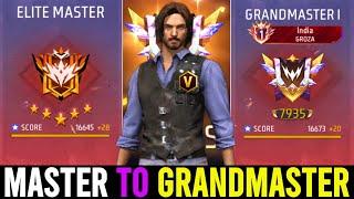 Finally New Grandmaster Done  Road to grandmaster in Solo #freefire