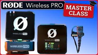 RODE Wireless PRO - Beginner's Tutorial - Secrets nobody ever told you.