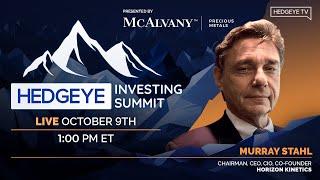 Hedgeye Investing Summit Fall 2024 | Murray Stahl, Chairman, CEO, CIO, Co-Founder, Horizon Kinetics