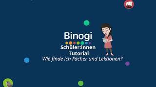 Binogi Schüler:innen Tutorial 2 – Wie finde ich Fächer und Lektionen?