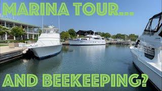 Wisco Boater Marina Tour & Beekeeping, CenterPointe Marina, Sturgeon Bay, WI